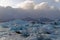 Iceburgs in a Glacial Lagoon