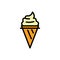 Icecreamcone. Vector illustration decorative design