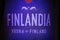 Iced bottle of Finlandia Vodka