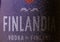 Iced bottle of Finlandia Vodka