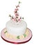 Iced Cake with Peach Blossom