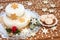 Iced Christmas Cake and Mince Pies