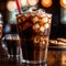 iced coffee, cold refreshing coffee beverage drink