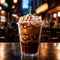 iced coffee, cold refreshing coffee beverage drink