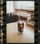 Iced coffee on a table in an American diner