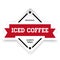 Iced Coffee vintage sign