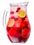 Iced cranberry lime drink pitcher, paths