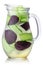 Iced cucumber purple basil drink jug, paths