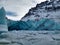 Iced lake and glacier