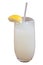 Iced lemonade beverage drink isolated on transparent