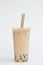 Iced milk tea Taiwan style big plastic cup