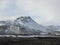 Iced mountain peak near Reykjavik