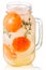 Iced tangerine thyme lemonade jar, paths