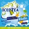 ICED TEA label elements