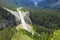 Icefield parkway in forests