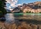 Icefields Parkway Bow Lake With Mountains