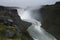 Iceland, Dettifoss Waterfall afternoon view after heavy rain