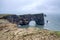 Iceland DyrhÃ³laey , Reynisfjara Beach, cliffs and characteristic stretch of sea