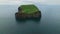 Iceland Epic Wide Drone Move Back to Off the Grid Lonely Lonliest House On Remote Island