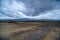 Iceland, fantastic panorama of the central highlands. Landmannalaugar and surroundings