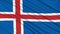 Iceland flag.