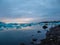 Iceland - Glacier lagoon with drifting icebergs