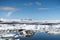 Iceland glacier lake Jokulsarlon glacial lagoon nature snow landscape Vatnajokull