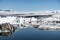 Iceland glacier lake Jokulsarlon glacial lagoon nature snow landscape Vatnajokull