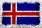 Iceland grunge flag