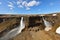 Iceland haifoss waterfalls landscape