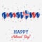 Iceland Independence Day Sparkling Patriotic.