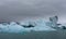 Iceland, Jokulsarlon lagoon, Beautiful cold landscape picture of icelandic glacier lagoon