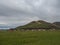 Iceland, Landmannalaugar , July 30, 2019: view on landmannalaugar camp site with cars, tents, tourists and hikers