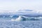 Iceland landscape. Iceberg in Jokulsarlon glacial lagoon, near t