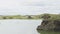 Iceland landscape, Lake Myvatn Icelandic nature
