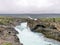 Iceland the landscape with Skjalfandafljot river 2017