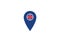 Iceland Location pin map navigation label symbol