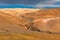 Iceland Mountains landscape. Hverir sulfuric springs