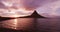 Iceland nature Kirkjufell mountain landscape on West Iceland on the Snaefellsnes