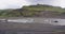 Iceland nature landscape of Solheimajokull Glacier lagoon / glacial lake