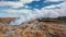 Iceland, Reykjanes, Gunnuhver. Hotsprings. Geothermal area