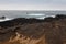 Iceland Reykjanes peninsula rocky volcanic sulfur stones shore coast line