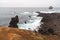 Iceland Reykjanes peninsula rocky volcanic sulfur stones shore coast line