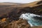 Iceland Reykjanes peninsula rocky volcanic sulfur stones shore coast line