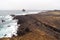 Iceland Reykjanes peninsula rocky volcanic sulfur stones shore coast line