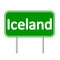 Iceland road sign.