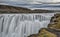 Iceland`s Dettifoss Roaring on a Cloudy Day