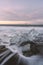 Iceland\\\'s Diamond Black Sand Beach at Sunrise