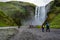 Iceland - Skogafoss Falls Size in Perspective