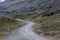 Icelandic countryside mountain road Oxi